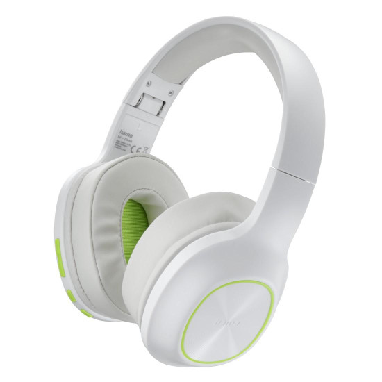 Безжични слушалки HAMA Spirit Calypso III, Over-Ear, Bass Boost, Fold, White