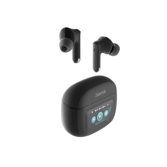 Безжични слушалки HAMA Spirit Touch, TWS, ANC, In-Ear, Black