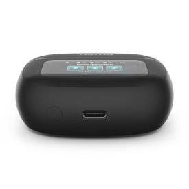 Безжични слушалки HAMA Spirit Touch, TWS, ANC, In-Ear, Black