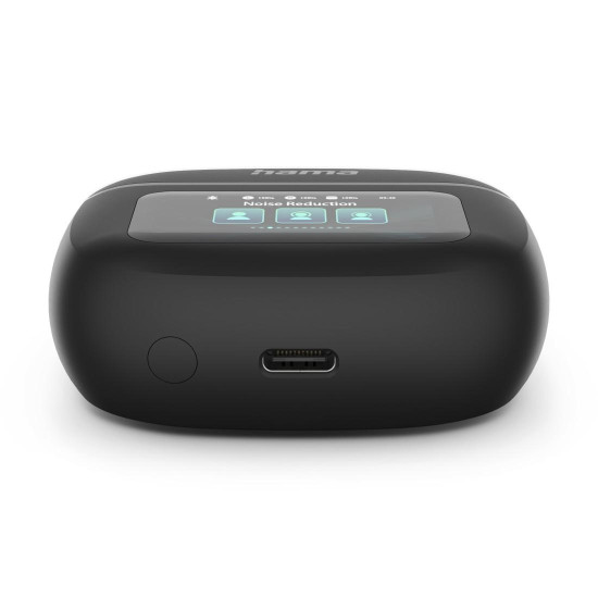Безжични слушалки HAMA Spirit Touch, TWS, ANC, In-Ear, Black