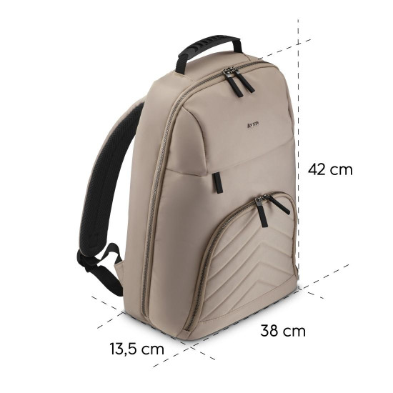 Раница за лаптоп HAMA Premium Lightweight, 16.1-инча, Beige
