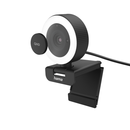 Уеб камера HAMA C-850 Pro 360, QHD 2K, LED Ring, USB, Mic