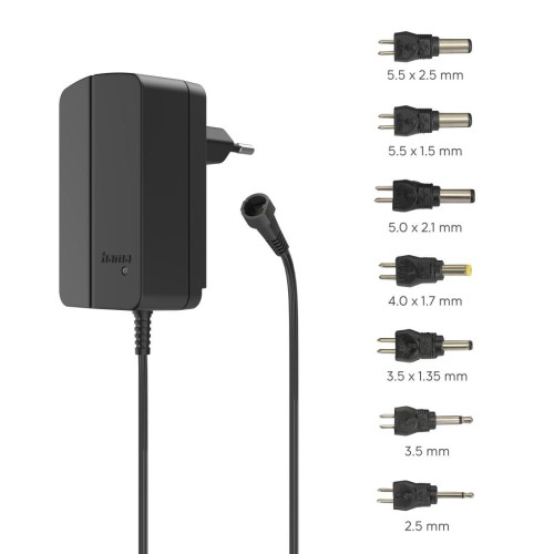 Зарядно за лаптоп HAMA 223616 1500mA, 24W, 24V, 7 адаптера