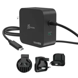 Зарядно за лаптоп j5create JUP25102V USB-C, 2-Ports, 20V, 5A, 100W