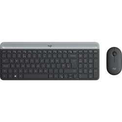 Комплект клавиатура и мишка Logitech MK470, Black