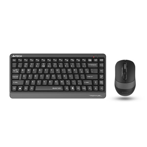 Комплект клавиатура и мишка A4Tech Fstyler FGS1110Q, Wireless, Gray
