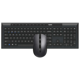 Комплект клавиатура и мишка Rapoo 8210M, Multi-Mode, Black