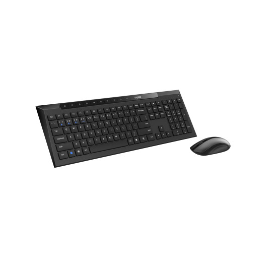 Комплект клавиатура и мишка Rapoo 8210M, Multi-Mode, Black