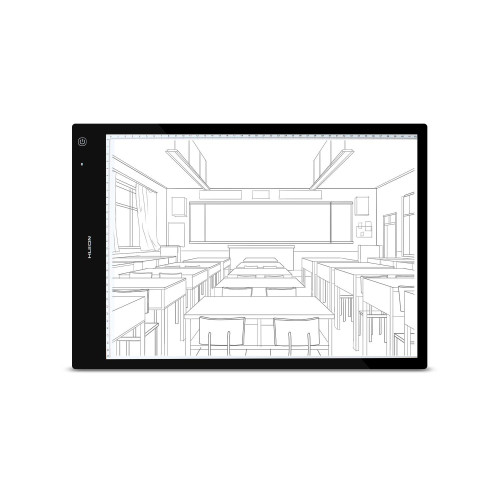 Светеща LED подложка за рисуване HUION LED Light Pad LB3, USB, Black