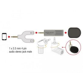 Микрофон DeLock 65893, за смартфон/таблет
