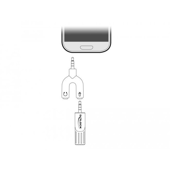 Микрофон DeLock 65893, за смартфон/таблет