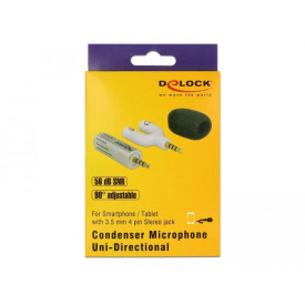 Микрофон DeLock 65893, за смартфон/таблет