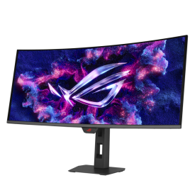 Монитор ASUS ROG Strix OLED XG34WCDG, 34 инча QD-OLED 3440x1440, 1800R Curve, 175Hz, 0.03ms, ASUS OLED Care Pro, G-Sync