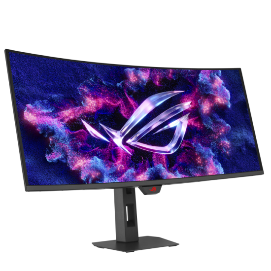 Монитор ASUS ROG Strix OLED XG34WCDG, 34 инча QD-OLED 3440x1440, 1800R Curve, 175Hz, 0.03ms, ASUS OLED Care Pro, G-Sync