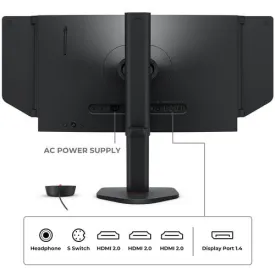 Монитор ZOWIE XL2566 Plus 400Hz DyAc, TN, 24.1 инча, FHD 1920x1080, 240Hz, 0.5 ms, HDMI/DP