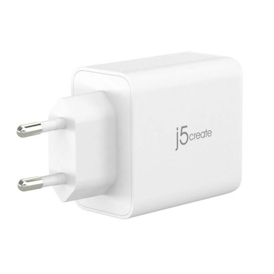 Зарядно j5create JUP3365E 65W, 3 порта, USB-C, USB-A