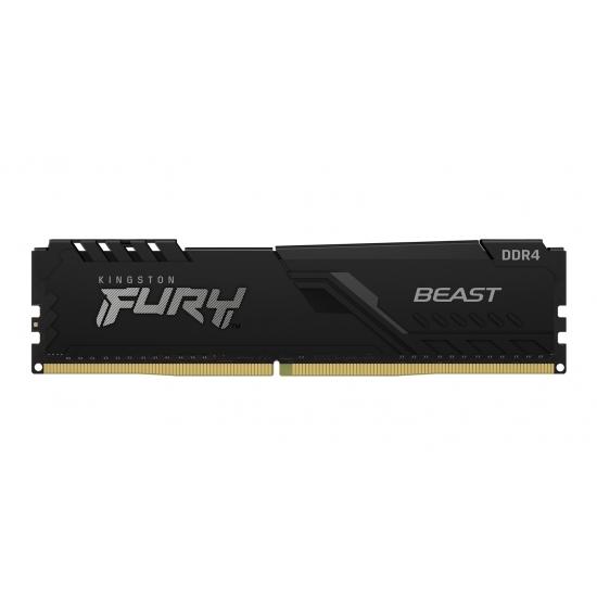 RAM памет Kingston FURY Beast Black 8GB (1x8GB) DDR4, 3600MT/s, CL17
