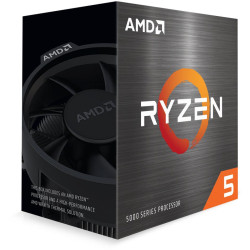 Процесор AMD RYZEN 5 5600X, 6 ядра, 12 нишки, 3.7 GHz, 35MB, 65W, AM4, BOX