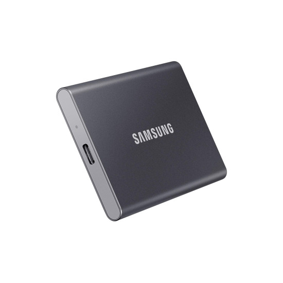 Външен SSD диск Samsung T7 Titan Grey 2TB, USB 3.2