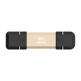 Външен SSD диск Silicon Power DS72 500GB, USB 3.2, Gold
