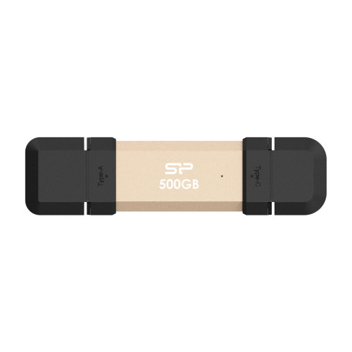 Външен SSD диск Silicon Power DS72 500GB, USB 3.2, Gold
