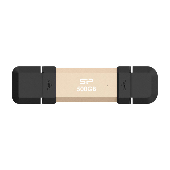 Външен SSD диск Silicon Power DS72 500GB, USB 3.2, Gold