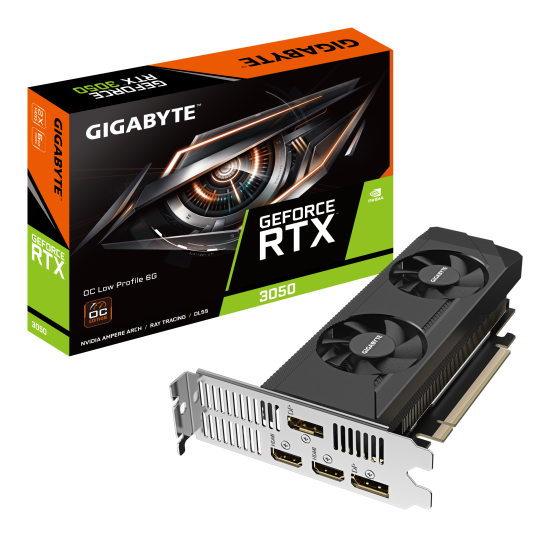 Видеокарта GIGABYTE RTX 3050 OC Low Profile 6GB GDDR6