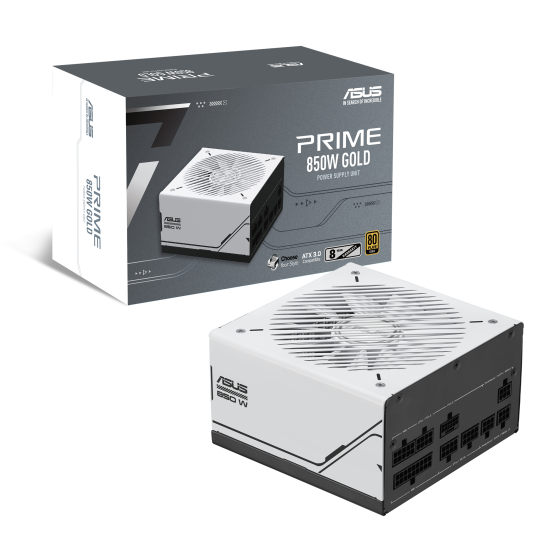 Захранване ASUS PRIME, 850W, 80+ Gold, PCIe 5.1, Fully Modular
