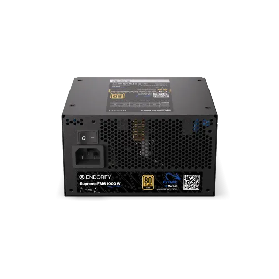 Захранване Endorfy Supremo FM6, 1000W, 80+ Gold, PCIe 5.1, Fully Modular