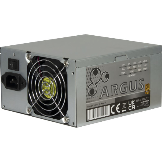 Захранване Inter Tech Argus HA-600AA2, 600W, 80+ Gold