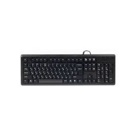 Клавиатура A4Tech KR92, Black, кирилизирана