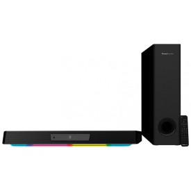 Тонколони Creative Katana V2X 2.1, Super X-Fi, HDMI, USB-C,TOSLINK, 90W, RGB, Black