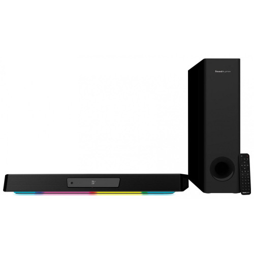 Тонколони Creative Katana V2X 2.1, Super X-Fi, HDMI, USB-C,TOSLINK, 90W, RGB, Black