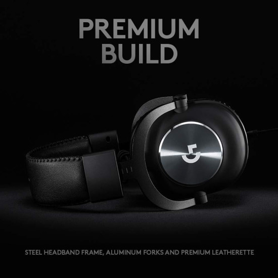 Безжични слушалки Logitech PRO X Black + Stand