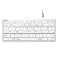 Безжична клавиатура A4Tech FBX51C FStyler, White