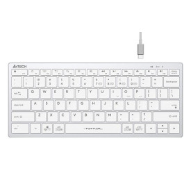 Безжична клавиатура A4Tech FBX51C FStyler, White