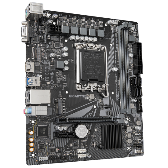 Дънна платка GIGABYTE H610M H V3, mATX, LGA1700, DDR4, PCIe 4.0