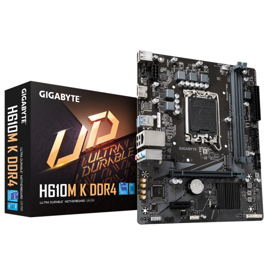 Дънна платка GIGABYTE H610M-K, socket 1700, Micro ATX
