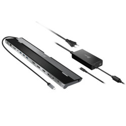 Докинг станция j5create JCD543P, За три монитора с 100W PD захранващ адаптер