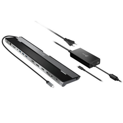 Докинг станция j5create JCD543P, За три монитора с 100W PD захранващ адаптер