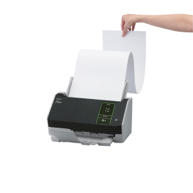 Скенер Ricoh fi-8040, 40 ppm, 80 ipm, ADF 50 листа, 4.3 инча тъчскрийн, USB 3.2, LAN