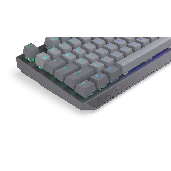 Клавиатура Endorfy Thock V2 Full Size, PBT, Endorfy Red switch, US Layout, RGB, Gray