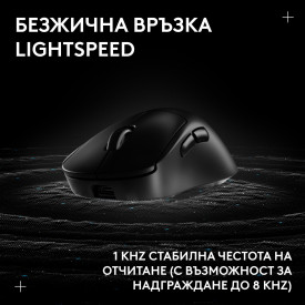 Безжична мишка Logitech G Pro X Superlight 2 DEX SE, Black