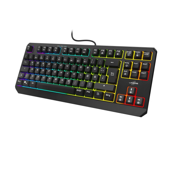 Клавиатура HAMA uRage Exodus 220 TKL, HAMA-217818, USB, RGB, Black