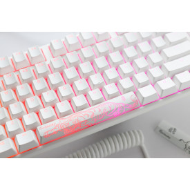 Клавиатура Ducky One 3 Pure TKL, Cherry MX Clear Switch, RGB, White