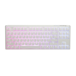 Клавиатура Ducky One 3 Pure TKL, Cherry MX Clear Switch, RGB, White