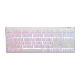 Клавиатура Ducky One 3 Pure TKL, Cherry MX Clear Switch, RGB, White