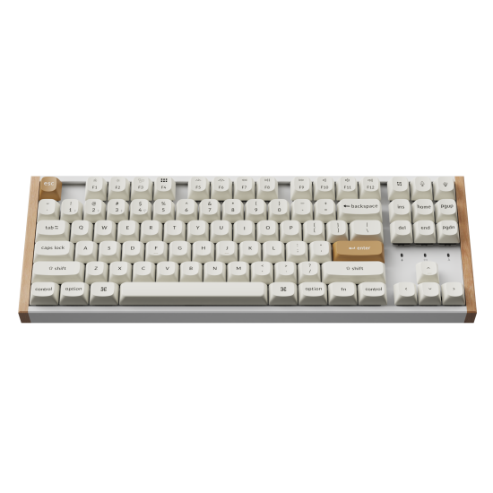 Безжична клавиатура Keychron K8 HE Magnetic Switch White Special Edition, Nebula суичове