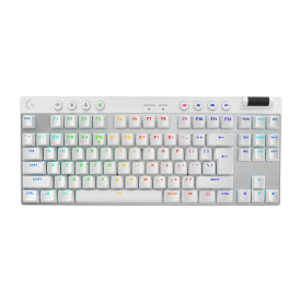 Безжична клавиатура Logitech G Pro X TKL, Tactile Switch, White