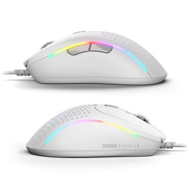 Мишка Glorious Model D 2, Matte White, RGB